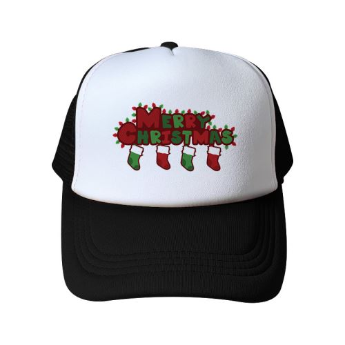 Casquette Chapeau de noël pour Enfant Unisexe - Noir&Blanc #7
