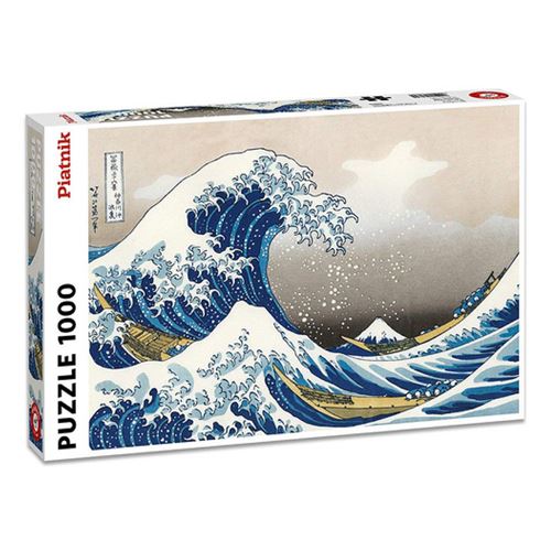 Puzzle Piatnik Hokusai La Vague 1000 pièces - vue 3