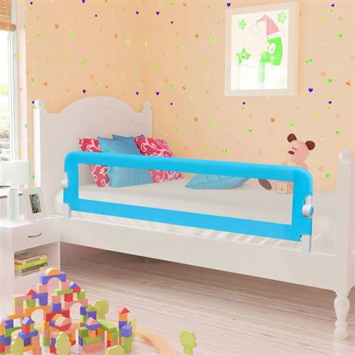vidaXL Barrières de lit pour enfants 150 x 42 cm Bleu