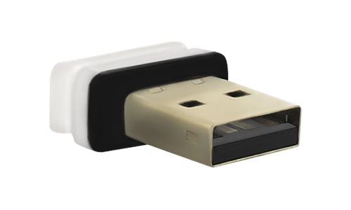 Qoltec - Adaptateur réseau - USB 2.0 - 802.11b/g/n - blanc