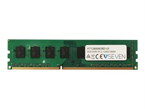 V7 8gb ddr3 1600mhz 8go ddr3 1600mhz module de mémoire - modules de mémoire (8 go, ddr3, 1600 mhz, pc serveur, 240-pin dimm, 1 x