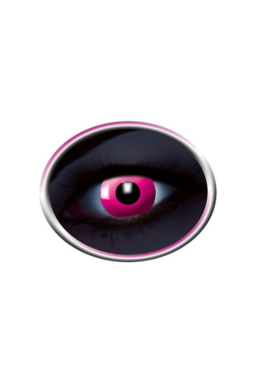 Lentilles Uv Rose Fluo 12 Mois Zoelibat - Rose