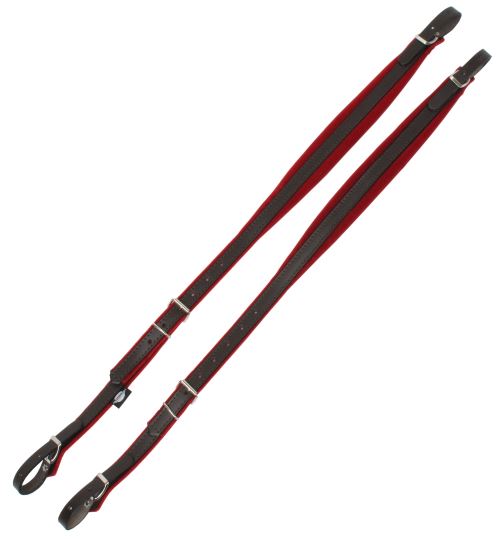 Alpenklang sangles accordéon taille standard pour accordéon basses 48 - rouge/brun