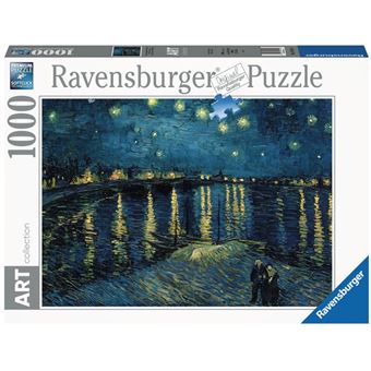 Puzzle 1000 pièces Art collection Ravensburger La nuit étoilée sur le Rhône Vincent Van Gogh