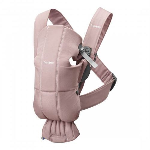 Porte-bébé Mini, Vieux rose, Coton