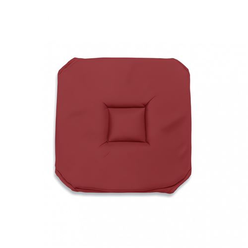 Dessus de chaise gobelin 40x40 cm ALIX rouge