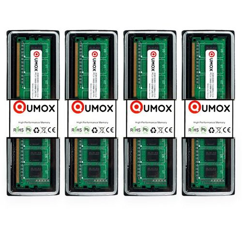 8Go(4x 2Go) DDR3 1333 PC3-10600 (240 broches) DIMM mémoire Qumox pour ordinateur de bureau