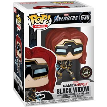 Figurine Funko Pop Games Marvel Avengers Gamerverse Black Widow with Chase Modèle aléatoire
