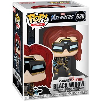 Figurine Funko Pop Games Marvel Avengers Gamerverse Black Widow with Chase Modèle aléatoire