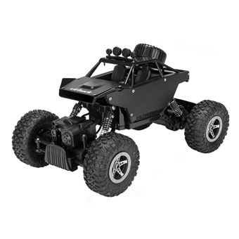 Voiture Teleguidee Tout Terrain 4x4 2 4ghz Noire Voiture Radio