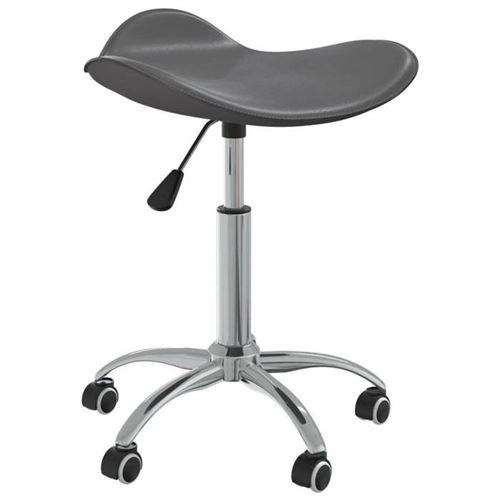 vidaXL - Chaise - Gris - 46 cm - Image 2