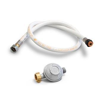 Kit Détendeur Gaz Butane 28 Mbar + Tuyau Flexible 1,5m - Pour Chauffage, Cuisinière, Réchaud