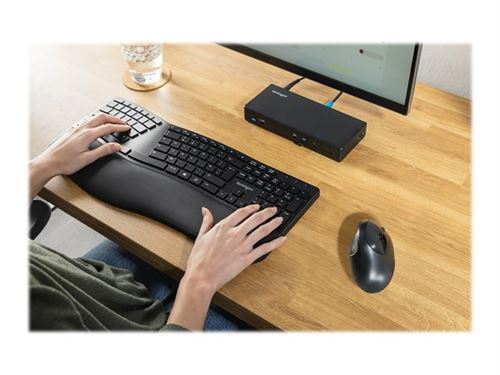 Kensington - Pro Fit Ergo - Souris sans fil - 5 boutons - Bluetooth et 2.4 GHz - Noir - Image 5