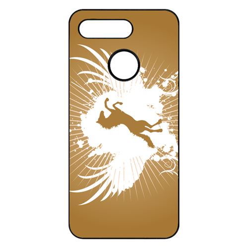 Coque My-Kase pour View 20 - grunge horse - Plastique Noir