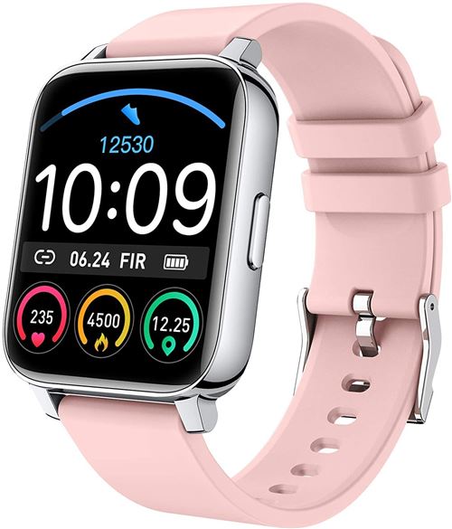 Montre Connectée Chronus P36 Fitness Tracker IP67 Étanche-Rose-Chronus