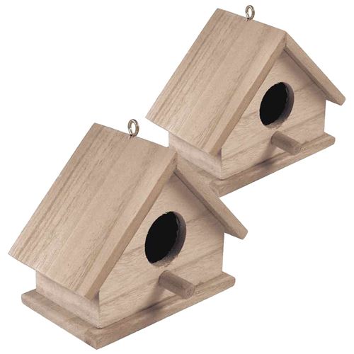 Meilleurs prix pour Nichoirs à oiseaux en bois 13,5 x 10 x 7,5 cm - Rayher