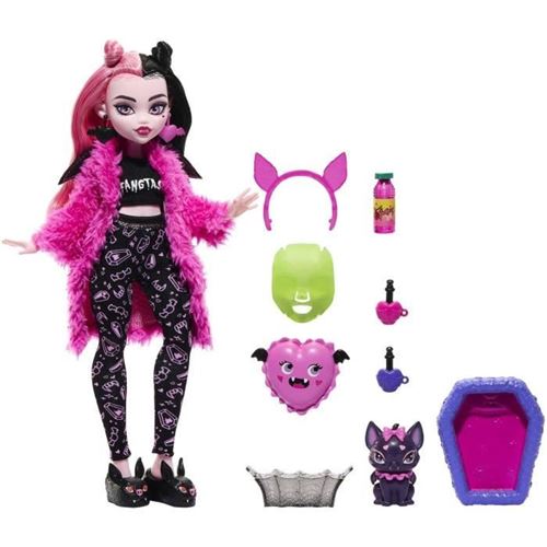 Draculaura Soiree Pyjama - Monster High - Hky66 - Jouet
