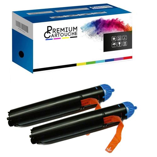 PREMIUM CARTOUCHE - x2 Toner - CEXV18 (0386B002) C-EXV18 Noir Compatible pour Canon imageRUNNER 1018 1020 1022 1024 Canon IR 1018 10