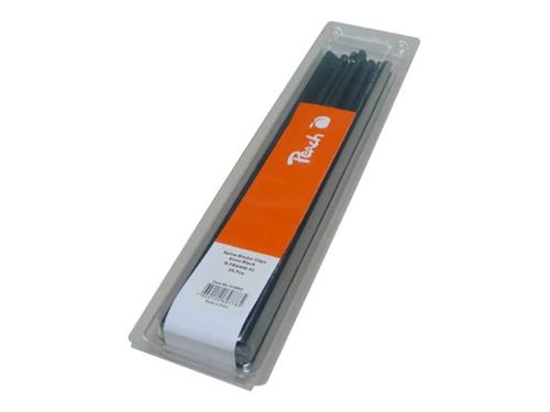 Peach R-PBS406-02 - 6 mm - noir - 25 unités clip de support pour tranche