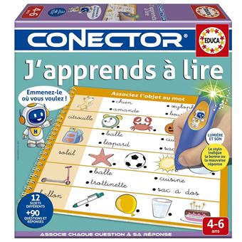 JEU DE REFLEXION CONECTOR J'ASSOCIE ET J'APPRENDS - EDUCA - Toys & Kids Maroc JEU DE REFLEXION CONECTOR J'ASSOCIE ET J'APPRENDS - EDUCA - Toys & Kids Maroc