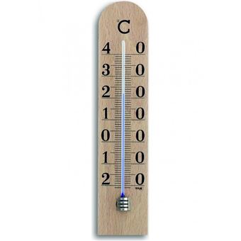Thermomètre TFA Thermomètre intérieur analogique en hêtre 12.1005