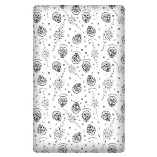 Harry Potter - Drap Housse coton Enfant - Literie 90 x 190 / 200 cm