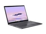 Acer Chromebook Plus Spin 514 CPE594-1N - Conception inclinable - Intel Core i5 - 1335U / jusqu'à 4.6 GHz - Chrome OS - Carte graphique Intel Iris Xe - 16 Go RAM - 256 Go SSD NVMe - 14" IPS écran tactile 1920 x 1200 - Wi-Fi 6E - gris acier - clavier : S
