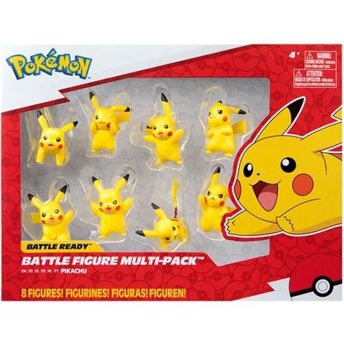 Pokémon - 8 Figurines Battle - Pack de 8 Figurines Pikachu - JW2604 - Figurine  pour enfant - Achat & prix