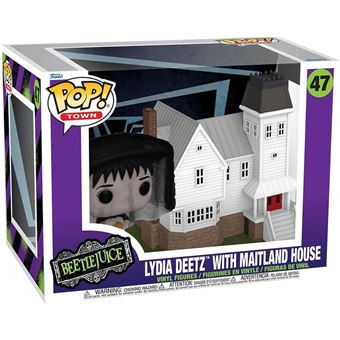 Figurine Funko Pop! Town N°47 | Beetlejuice | Lydia Deetz Avec Maitland House - 1