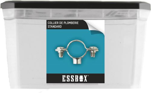 Collier de plomberie ESSBOX SCELL-IT Simple standard Ø 32 mm - Ø7 mm x 150 mm - Boite de 50 - EX-93201132