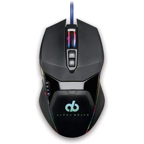 Veho Alpha Bravo VAB-101-GZ1 Filaire USB Jeux 7 Boutons Optique Noir