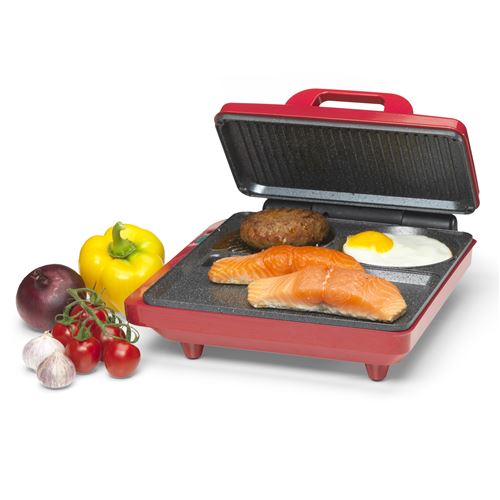 Multi grill Trebs 99362 Rouge-Noir
