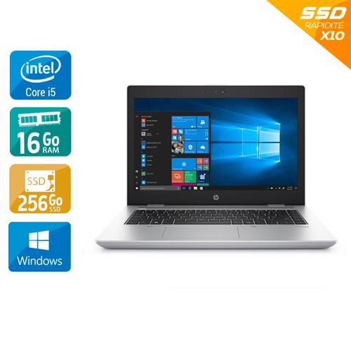 HP Probook 640 G4 - Core i5 Gen 7 - 8Go RAM - 2To SSD - Windows 10