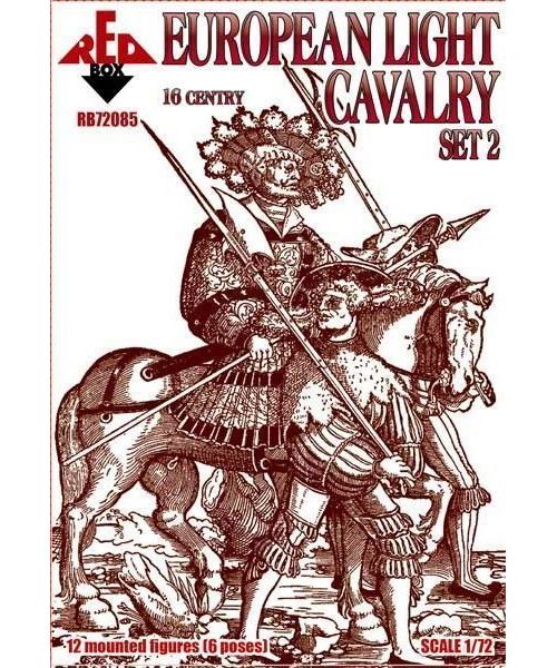 European Light Cavalry,16th Century,set2 - 1:72e - Red Box