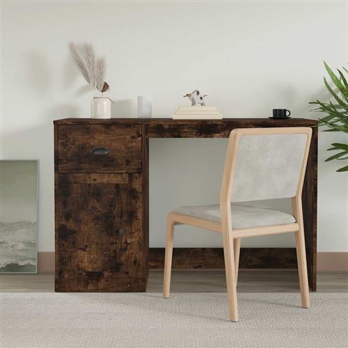 vidaXL - Bureau - Chêne - 115x50x75 cm - Image 2