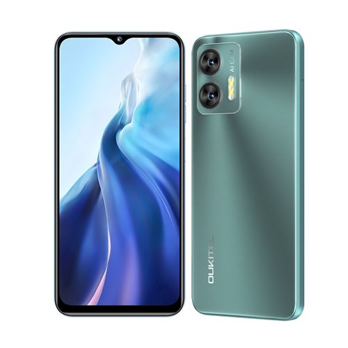 OUKITEL C35 Téléphone Portable 6.56 , 5150mAh, 24(12+12)Go+256Go, 50MP+8MP,Empreinte digitale,Dual SIM 4G smartphone-199g-Vert