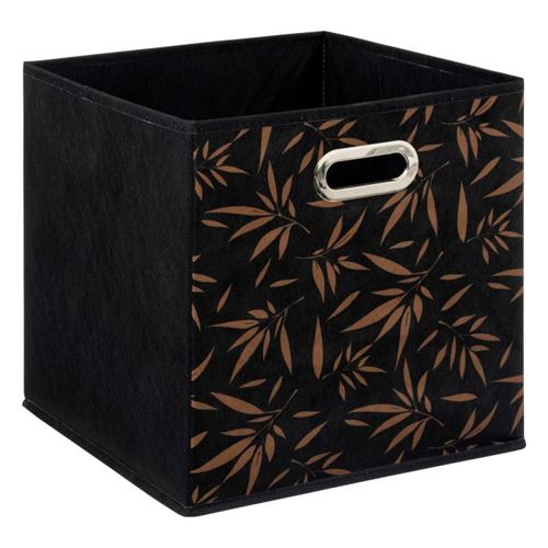 Non Communiqué Noir Five Simply Smart - Boîte De Rangement Casual 31X31cm
