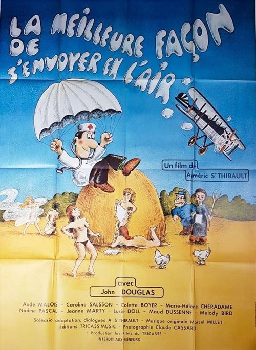 Affiche de Cinéma Originale - La meilleure façon de s'envoyer en l'air - 1981 - John Douglas - 116x158cm État correct -  reconditionné disponible sur Fnac