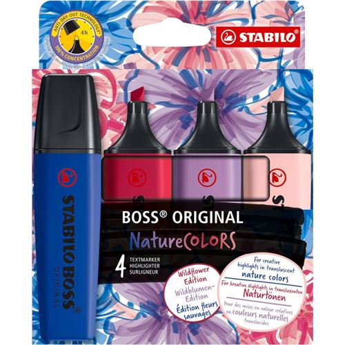 STABILO Textmarker BOSS Original Wildflower Edition farbsortiert