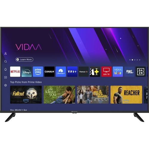 CONTINENTAL EDISON CELED43SVQLD26B7 TV LED UHD QLED 43“ (110 cm) 3xHDMI, 2xUSB Noir
