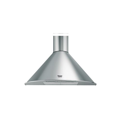 Hotte Décorative Hotpoint Cooker Hood Wall-mounted Stainless Steel 363 M³/h Hr 90.t Ix/ha