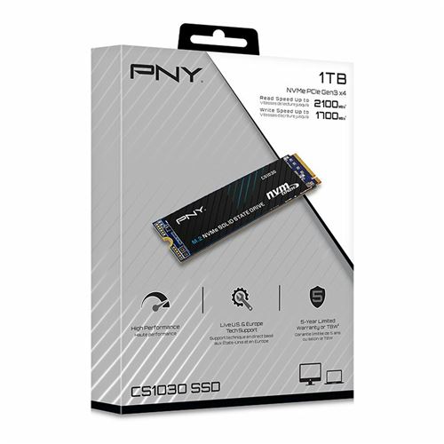 PNY CS1030 - SSD - 1 To - interne - M.2 2280 - PCIe 3.0 x4 (NVMe) - SSD  internes - Achat & prix