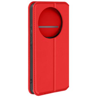 Étui Portefeuille Avizar Pour Honor Magic 6 Lite 5G - Similicuir Marron - Dragonne