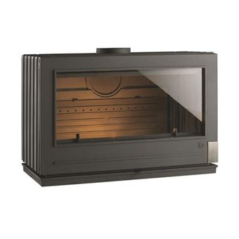Poêle à bois fonte 12kw anthracite Invicta 9128-04 - 1