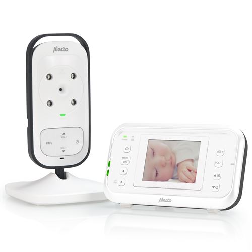Babyphone avec caméra 2.4 Alecto DVM-73 Blanc-Anthracite