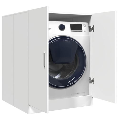 vidaXL Meuble pour machine à laver Blanc 71x71,5x91,5 cm