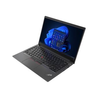 Lenovo ThinkPad E14 Gen 4 21E3 - Intel Core i7 - 1255U / jusqu'à 4.7 GHz - Win 11 Pro - Carte graphique Intel Iris Xe - 16 Go RAM - 1 To SSD TCG Opal Encryption 2, NVMe - 14" IPS 1920 x 1080 (Full HD) - 802.11a/b/g/n/ac/ax - noir - clavier : Suisse