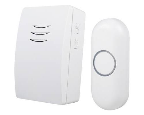 Non Communiqué Blanc Set Complet Pour Sonnette Sans Fil Byron Dby-21131 100 M