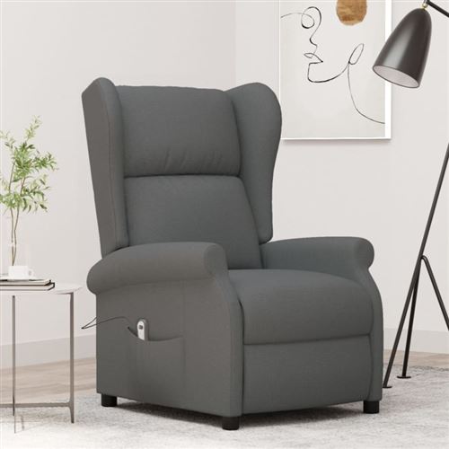 VIDAXL - Fauteuil de jardin - Inclinable - Électrique - Gris - Image 2