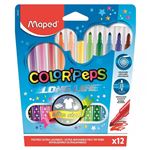 MAPED COLORPEPS POCH 12 FEUTRE MOY